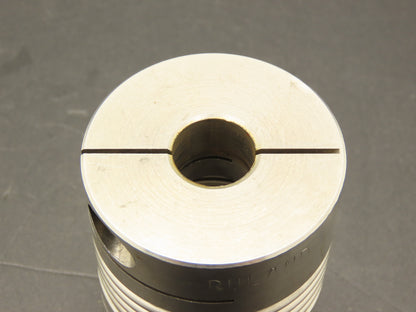 Ruland BC32-12-8-A Aluminum Bellows Coupling 3/4"x 1/2" Bore Flex Shaft Coupler