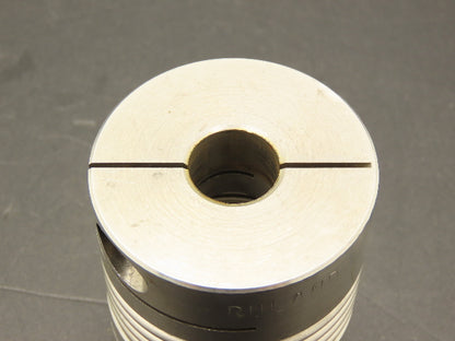Ruland BC32-12-8-A Aluminum Bellows Coupling 3/4"x 1/2" Bore Flex Shaft Coupler