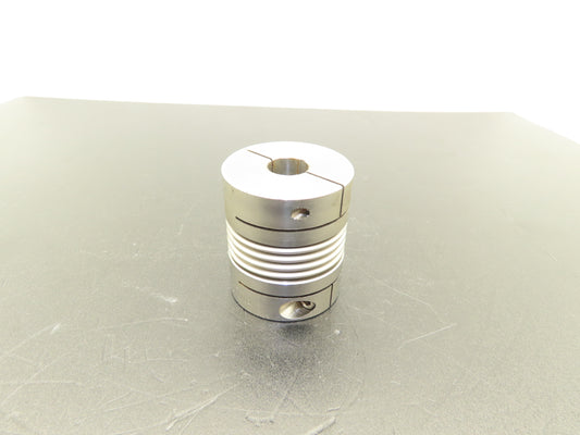 Ruland BC32-12-8-A Aluminum Bellows Coupling 3/4"x 1/2" Bore Flex Shaft Coupler