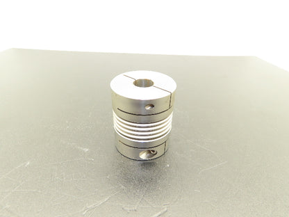Ruland BC32-12-8-A Aluminum Bellows Coupling 3/4"x 1/2" Bore Flex Shaft Coupler