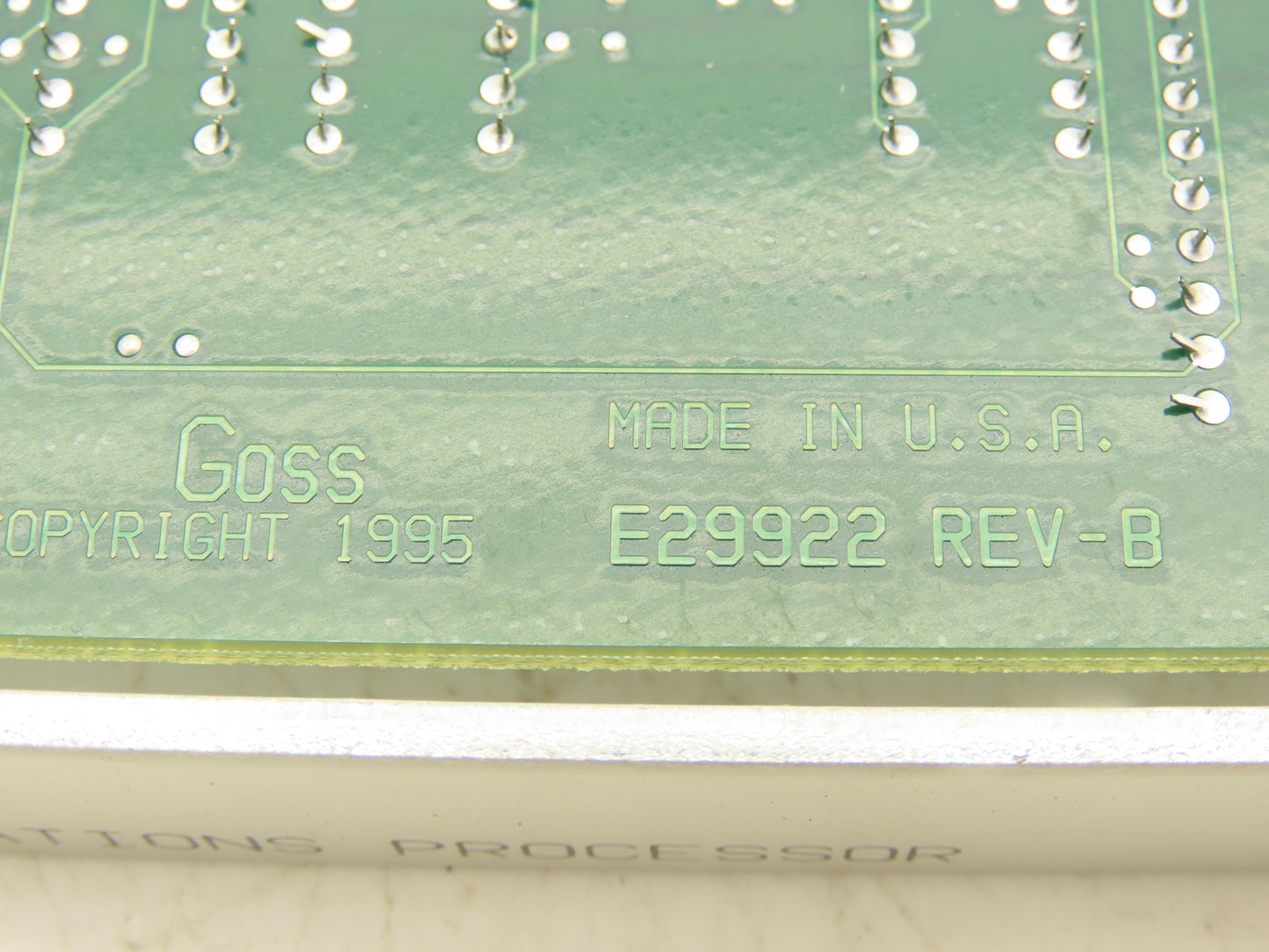 Goss E29923 Communications Processor