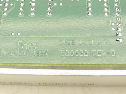 Goss E29923 Communications Processor