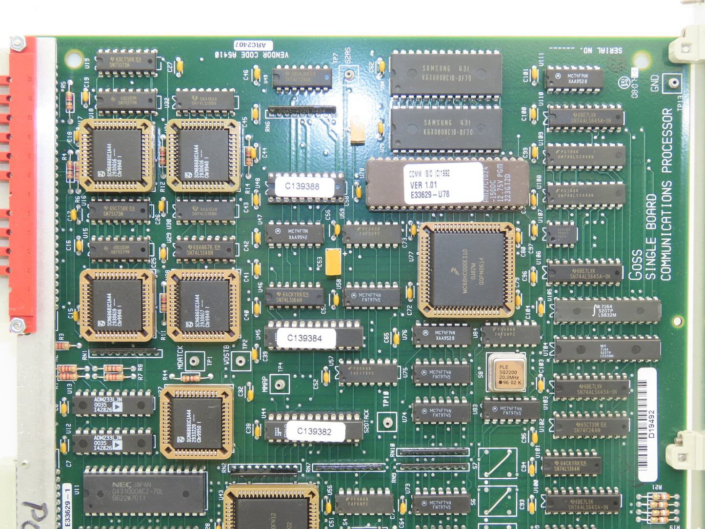 Goss E29923 Communications Processor