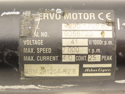 Atlas Copco Electric Servo Fixtured Nutrunner Right Angle Tool 3/4" Drive