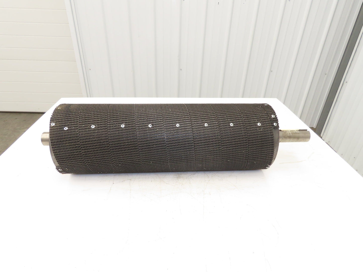 Intelligrated 27" Conveyor Grip Top Drive Pulley 8" Dia 25"W 1-11/16" Shaft