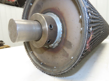 Intelligrated 27" Conveyor Grip Top Drive Pulley 8" Dia 25"W 1-11/16" Shaft