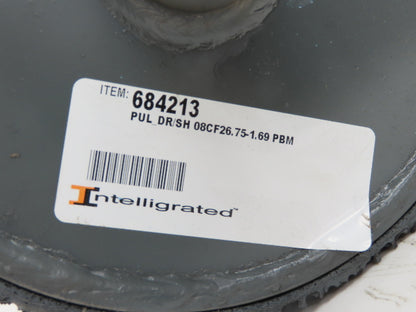 Intelligrated 28" Conveyor Grip Top Drive Pulley 8" Dia 26.75"W 1-11/16" Shaft