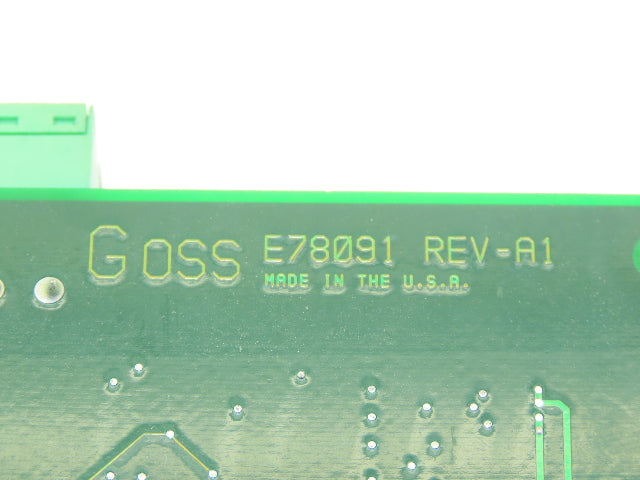 Goss E78092-1 LON Couple Controller Inker Dampener