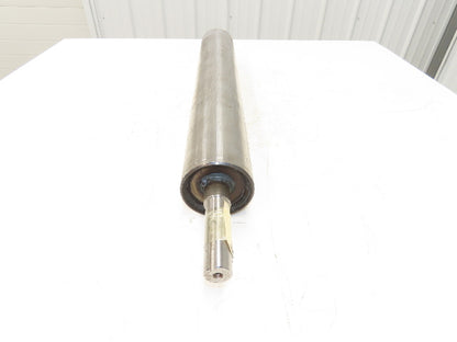 Intelligrated 0353700 Conveyor Crowned Tail Pulley 4" Dia 26"W 1-3/16" Shaft