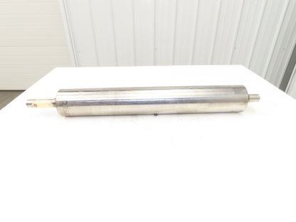 Intelligrated 0353700 Conveyor Crowned Tail Pulley 4" Dia 26"W 1-3/16" Shaft