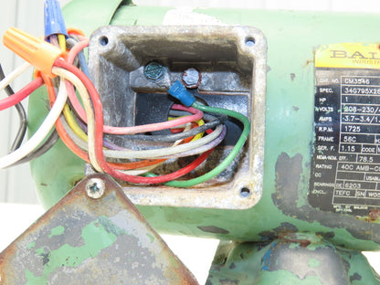 Baldor CM3546 Gearmotor 20:1 Reducer 88rpm 1Hp 230/460V 3PH 56C LH Output