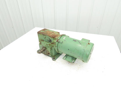 Baldor CM3546 Gearmotor 20:1 Reducer 88rpm 1Hp 230/460V 3PH 56C LH Output