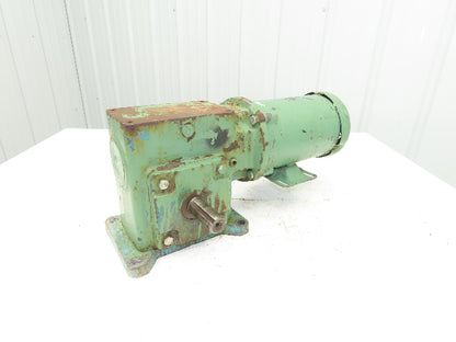 Baldor CM3546 Gearmotor 20:1 Reducer 88rpm 1Hp 230/460V 3PH 56C LH Output