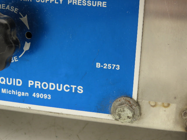 Armstrong Control Panel B-2573 Pneumatic Pressure Regulator Panel W/Gauges