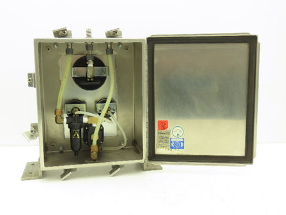 Armstrong Control Panel B-2573 Pneumatic Pressure Regulator Panel W/Gauges