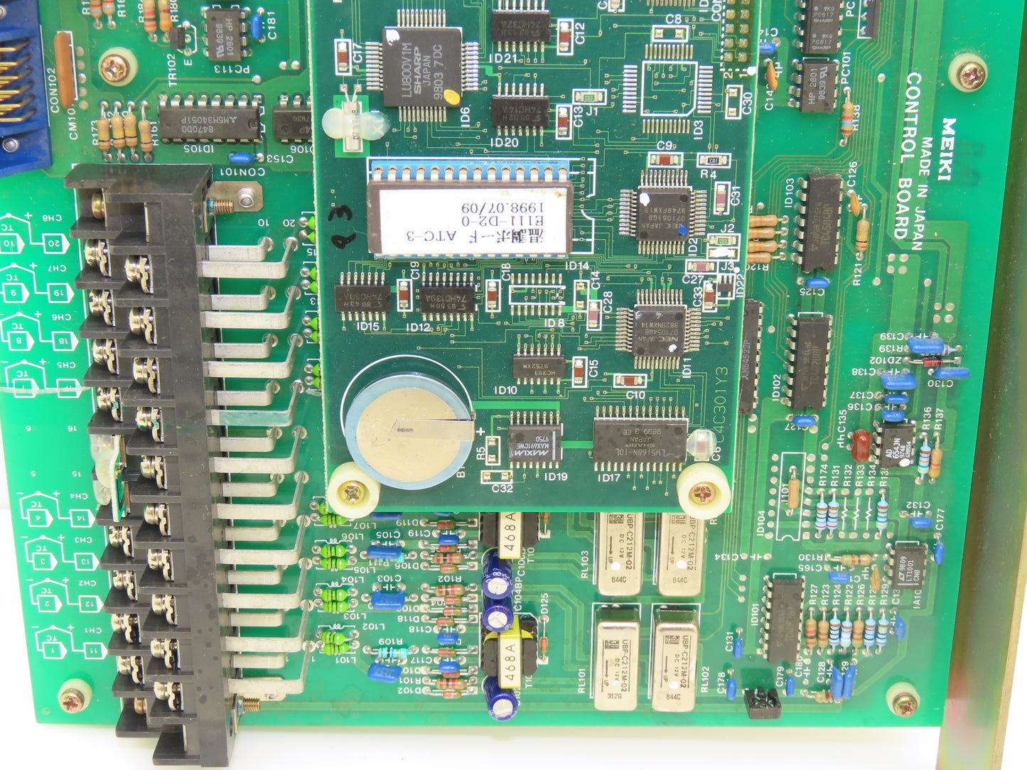 Meiki M-341CPH Control Board With MCU Board C4C301Y3