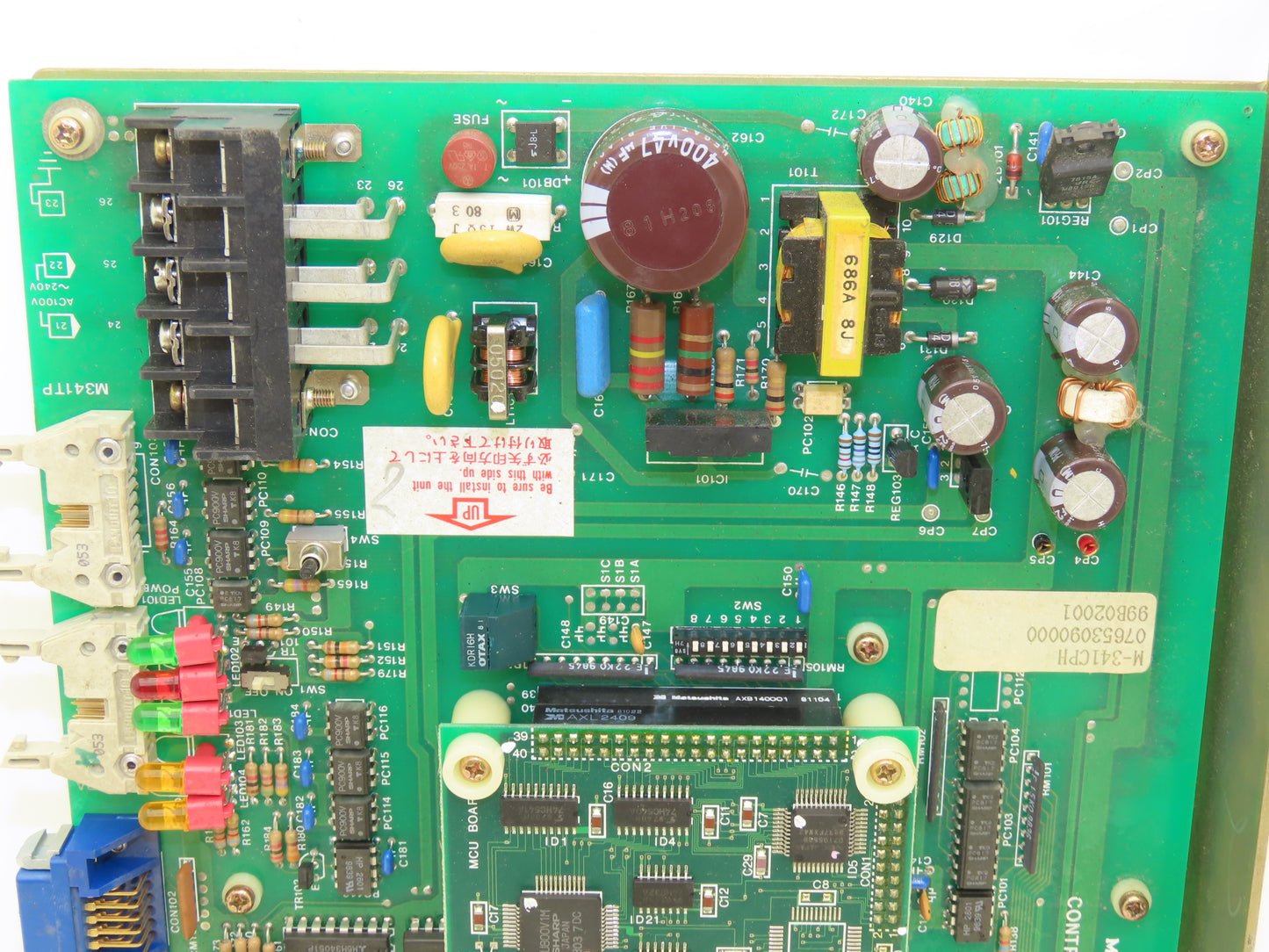 Meiki M-341CPH Control Board With MCU Board C4C301Y3