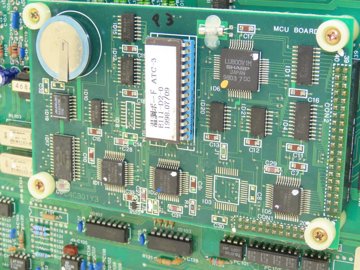 Meiki M-341CPH Control Board With MCU Board C4C301Y3