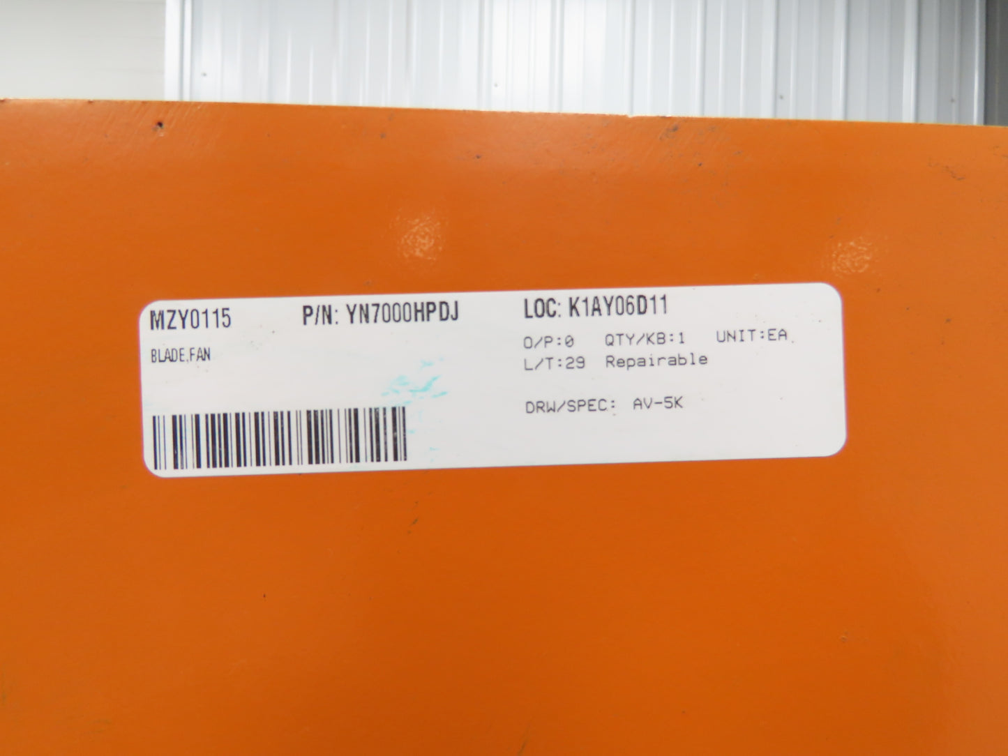 Showa AV-5K Tubeaxial Fan 20" Belt Drive Max 1.5kw No Motor Paint Booth