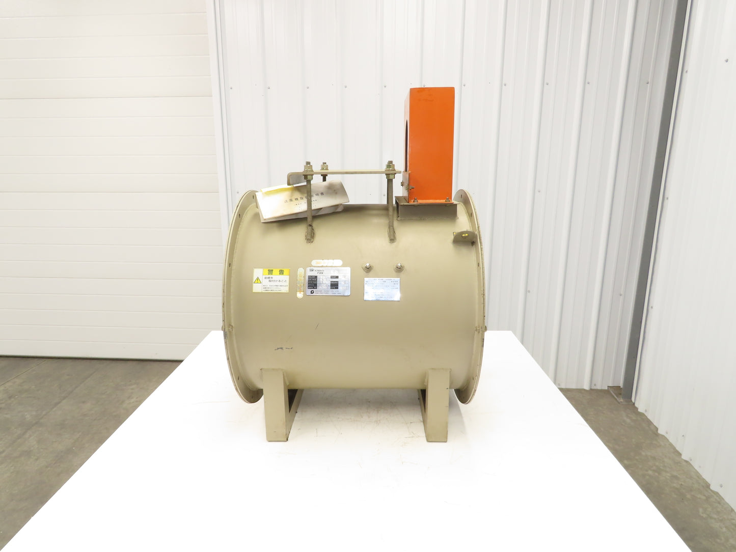 Showa AV-5K Tubeaxial Fan 20" Belt Drive Max 1.5kw No Motor Paint Booth