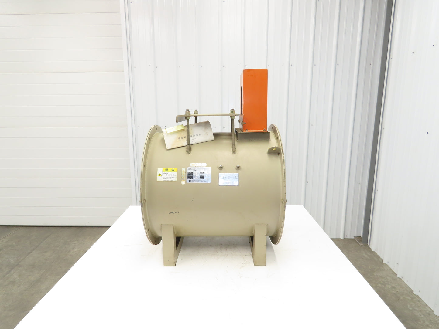 Showa AV-5K Tubeaxial Fan 20" Belt Drive Max 1.5kw No Motor Paint Booth