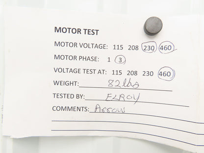 Dayton 2N916M Gearmotor 30:1 Tigear Reducer 58rpm 1/2Hp 230/460V 3PH 56C 56E262B
