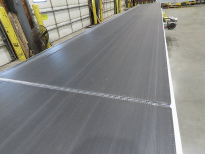 Hytrol BPC 43"x 30' 6" Slide Bed Conveyor Parcel Belt 5Hp 3PH Center Drive 98fpm