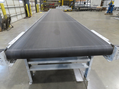 Hytrol BPC 43"x 30' 6" Slide Bed Conveyor Parcel Belt 5Hp 3PH Center Drive 98fpm