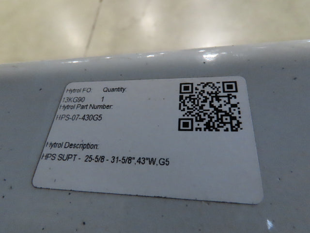 Hytrol BPC 43"x 30' 6" Slide Bed Conveyor Parcel Belt 5Hp 3PH Center Drive 98fpm