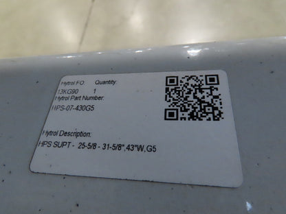 Hytrol BPC 43"x 30' 6" Slide Bed Conveyor Parcel Belt 5Hp 3PH Center Drive 98fpm