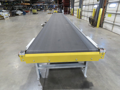 Hytrol BPC 43"x 30' 6" Slide Bed Conveyor Parcel Belt 5Hp 3PH Center Drive 98fpm