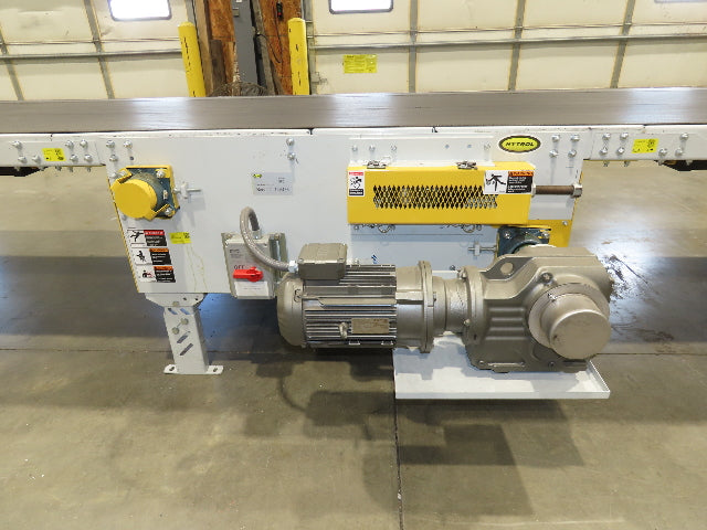 Hytrol BPC 43"x 30' 6" Slide Bed Conveyor Parcel Belt 5Hp 3PH Center Drive 98fpm