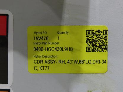 Hytrol BPC 43"x 30' 6" Slide Bed Conveyor Parcel Belt 5Hp 3PH Center Drive 98fpm