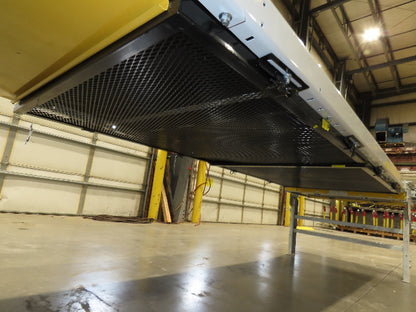 Hytrol BPC 43"x 30' 6" Slide Bed Conveyor Parcel Belt 5Hp 3PH Center Drive 98fpm