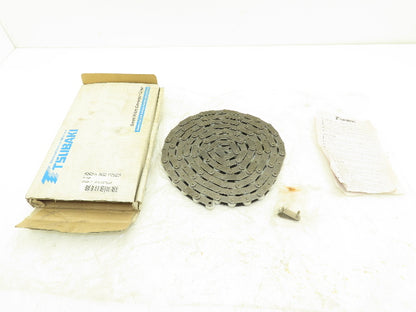 Tsubaki RF2040RP RA Chain 10' Long Conveyor Double Pitch 1" Plastic Roller