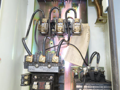 Allen Bradley 512-BJB-6-25 Combination Starter NEMA Size 1 Fusible 10HP 600V 3ph