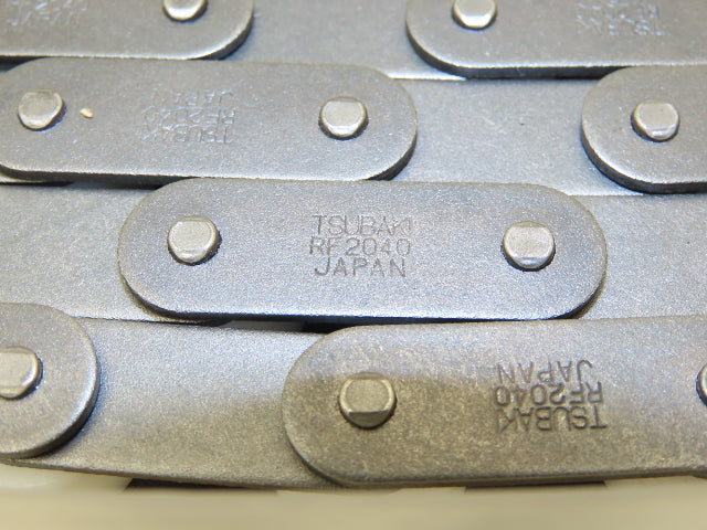 Tsubaki RF2040RP RA Chain 10' Long Conveyor Double Pitch 1" Plastic Roller