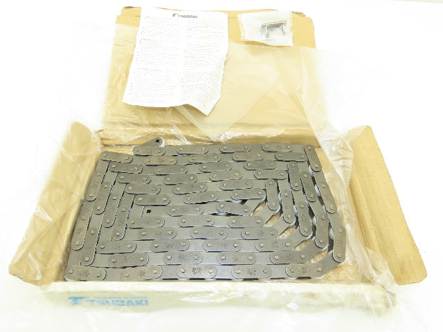 Tsubaki RF2040RP RA Chain 10' Long Conveyor Double Pitch 1" Plastic Roller