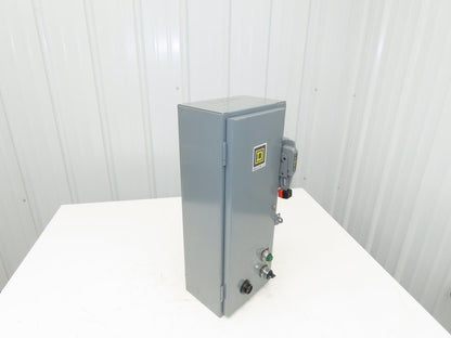 Square D Combination Motor Starter Non Fusible 10HP 600V 3ph 120V Coil