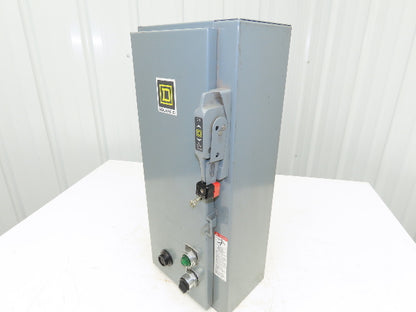 Square D Combination Motor Starter Non Fusible 10HP 600V 3ph 120V Coil