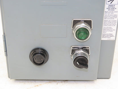 Square D Combination Motor Starter Non Fusible 10HP 600V 3ph 120V Coil