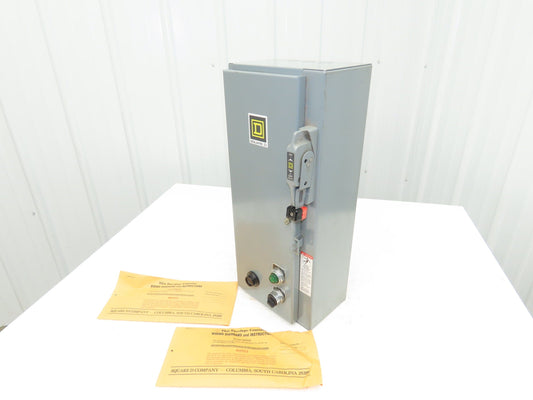 Square D Combination Motor Starter Non Fusible 10HP 600V 3ph 120V Coil