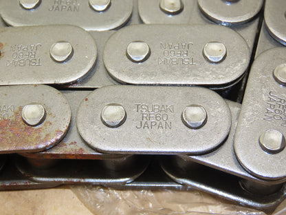 Tsubaki RC-60 RF Chain 10' Long Conveyor Double Pitch 1" *PICS