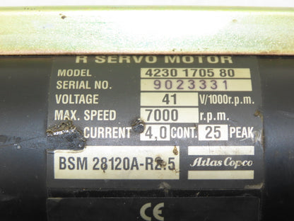 Atlas Copco BSM28120A-R2.5 Electric Nutrunner 1/2" Drive