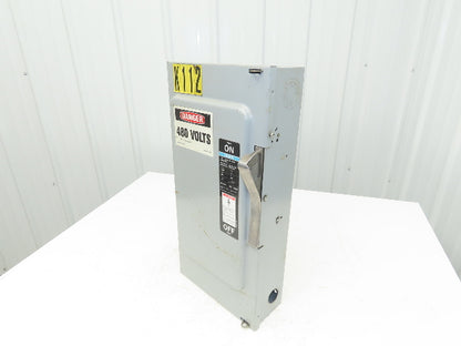 Siemens F353 I-T-E Heavy Duty Safety Disconnect Switch 100A 600V 3Ph Fused