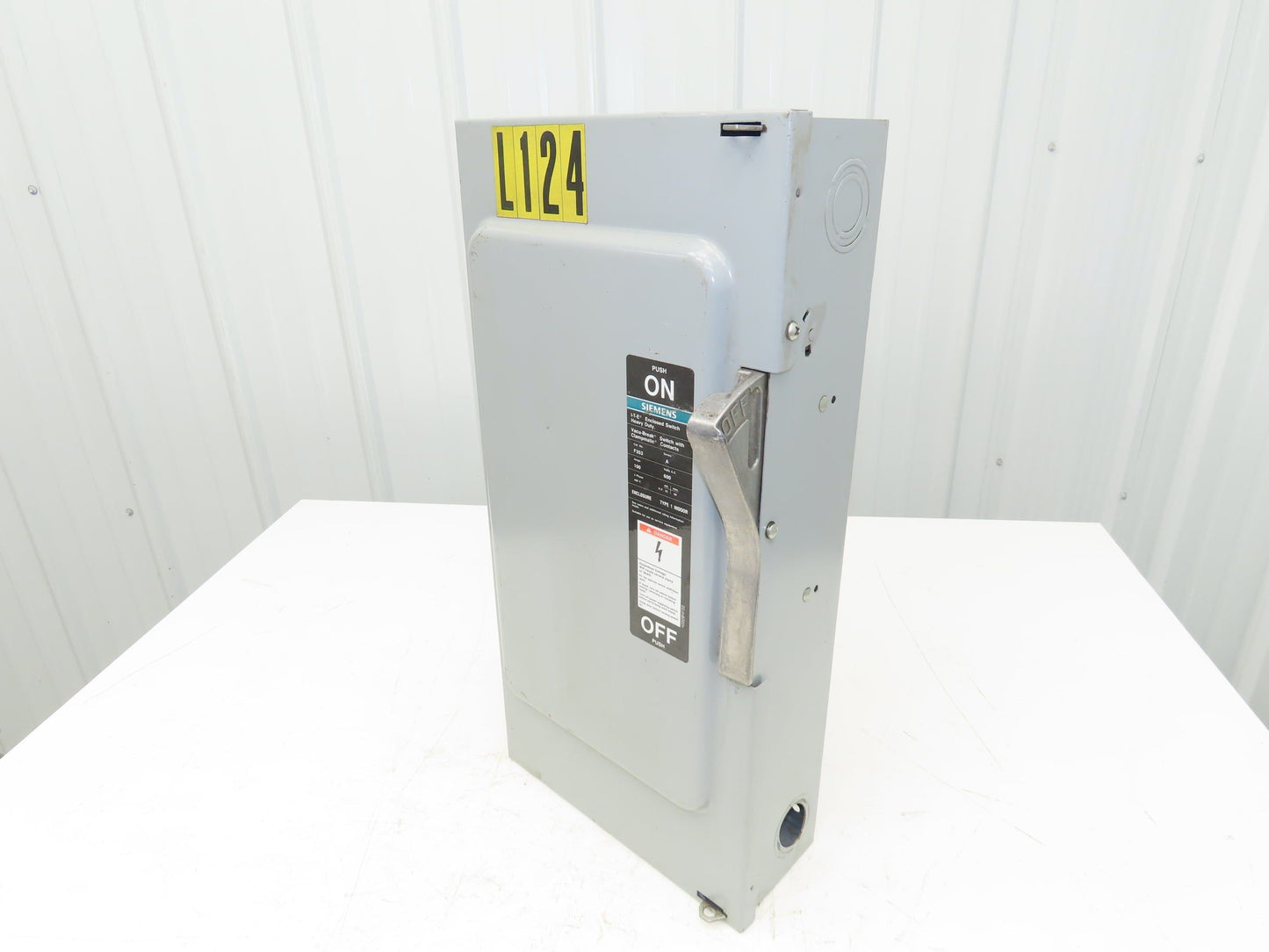 Siemens F353 I-T-E Heavy Duty Safety Disconnect Switch 100A 600V 3Ph Fused