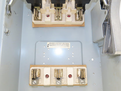 Siemens F353 I-T-E Heavy Duty Safety Disconnect Switch 100A 600V 3Ph Fused