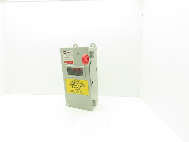 Cutler Hammer Eaton DH362UDKW Safety Disconnect Switch 60A 600V 3Ph Non Fused