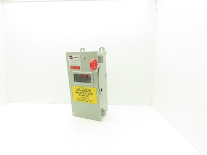 Cutler Hammer Eaton DH362UDKW Safety Disconnect Switch 60A 600V 3Ph Non Fused