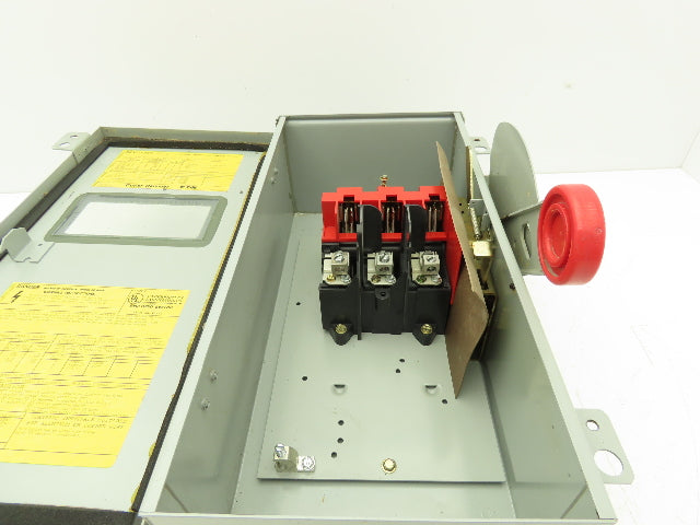 Cutler Hammer Eaton DH362UDKW Safety Disconnect Switch 60A 600V 3Ph Non Fused
